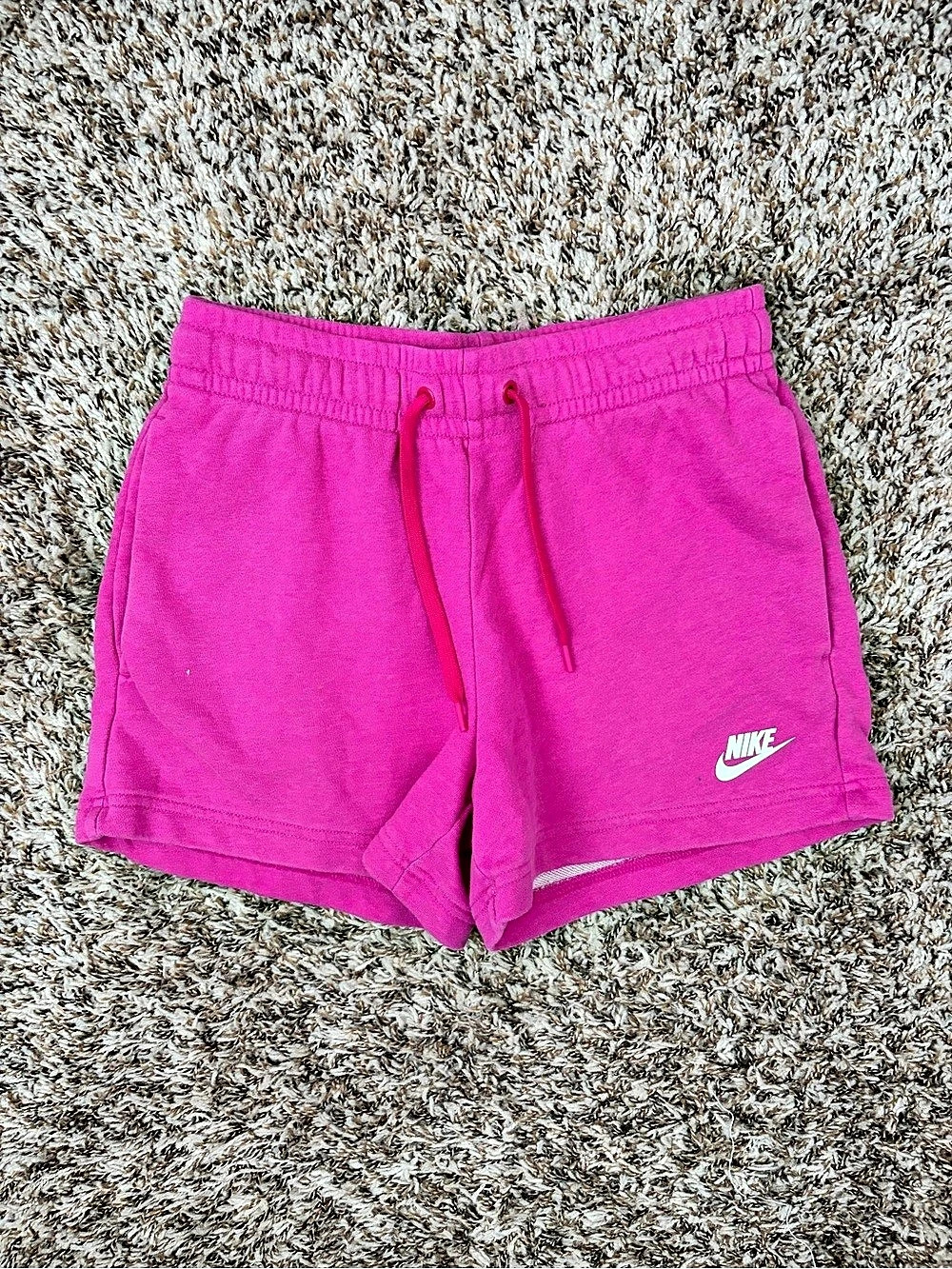 Nike Essential Fleece Shorts Athletic Shorts Pink Size XS